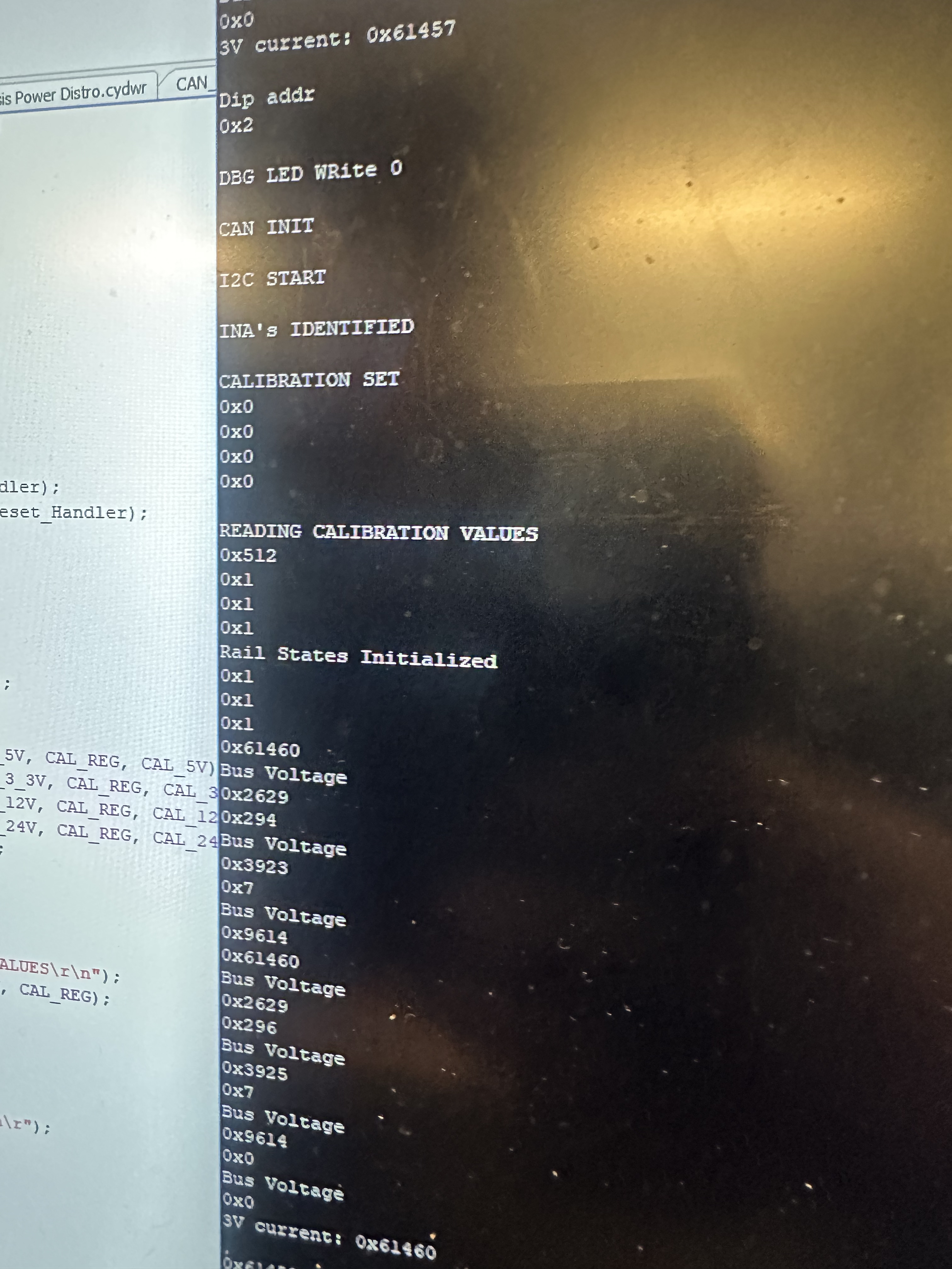 Power Rail Firmware for Robotics Team